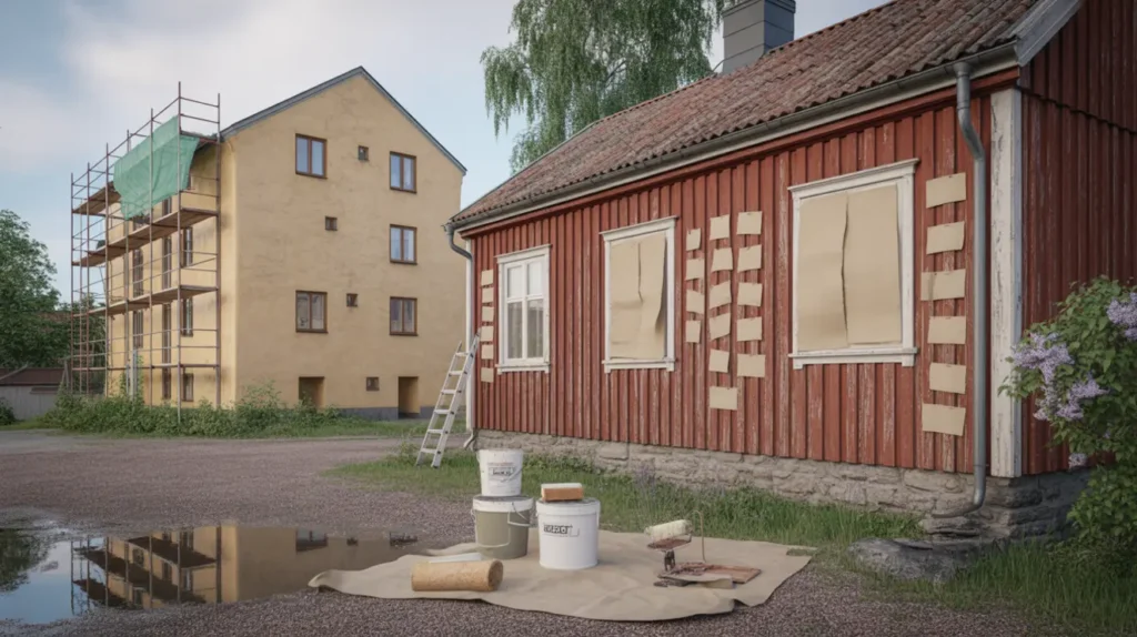 juni perfekt tid f r fasadm lning v derf nster kul rval och rot f r villa och brf
