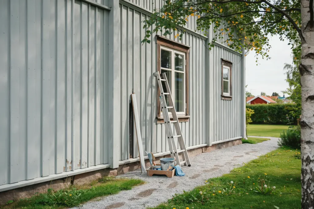 augusti r b sta tiden att underh lla tr fasaden tg rderna som f rebygger fuktskador i h st
