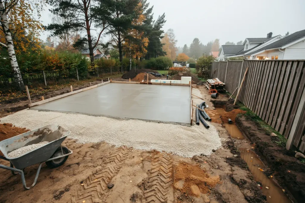 gjut platta till garage eller f rr d markarbete isolering och vanliga misstag att undvika